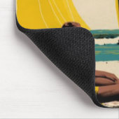 Samen bij de Beach mousepad Muismat (Hoek)