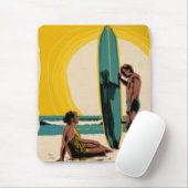 Samen bij de Beach mousepad Muismat (Met muis)