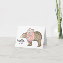 Samen bij Last, Beer en Bunny Kaart