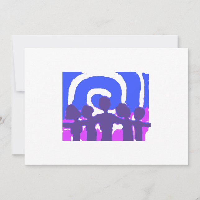 Samen - blauw (Voorkant)