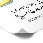 Samen boter - Liefde is zoet neem een traktatie Poster (Hoek)