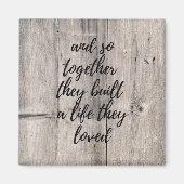 Samen bouwden ze een bioscoop magneet (Voorkant)