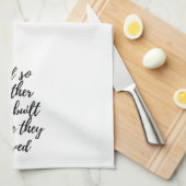 Samen bouwden ze een keukenhanddoek voor het leven (Quarter Fold)