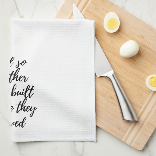 Samen bouwden ze een keukenhanddoek voor het leven (Quarter Fold)