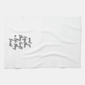 Samen bouwden ze een keukenhanddoek voor het leven (Horizontaal)