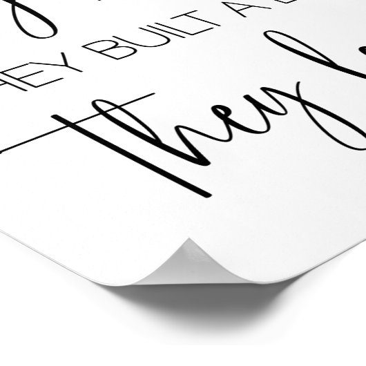 Samen bouwden ze een leven dat ze liefdevol vonden poster (Hoek)