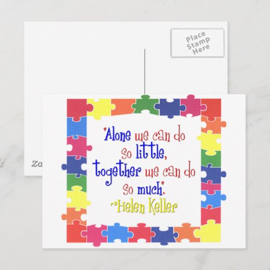Samen Briefkaart (Voorkant / Achterkant)