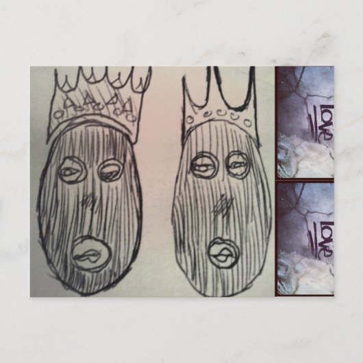 samen briefkaart (Voorkant)