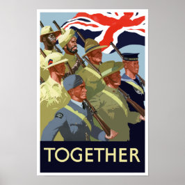 Samen - British Empire WWII Poster