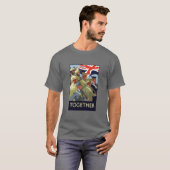 Samen - Brits rijk WW2 T-shirt (Voorkant volledig)