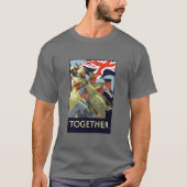 Samen - Brits rijk WW2 T-shirt (Voorkant)