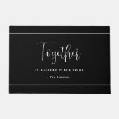 Samen Citaat en de Familienaam van de Douane Deurmat (Voorkant)