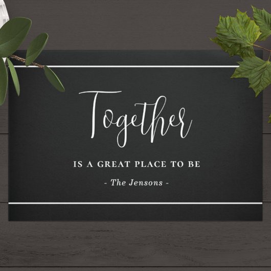 Samen Citaat en de Familienaam van de Douane Deurmat