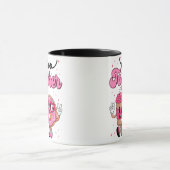 Samen Coffee & Donut Valentijnsontwerp • Schattig Mok (Midden)