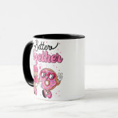 Samen Coffee & Donut Valentijnsontwerp • Schattig Mok (Voorkant links)