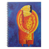 Samen Contemporaine Kunst Acryl Schilderij Notitieboek (Voorkant)