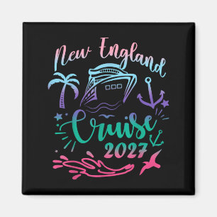 Samen cruisen 2027 New England Zomer Trip Magneet