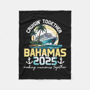 Samen cruisen Bahama's 2025 reis Fleece Deken