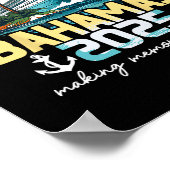 Samen cruisen Bahama's 2025 Reis Poster (Hoek)