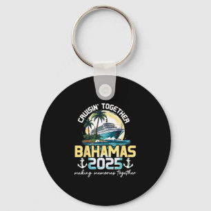 Samen cruisen Bahama's 2025 Reis Sleutelhanger