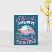 Samen cruisen bijpassende cruise Valentijnsdag Kop Kaart (Gele Bloem)