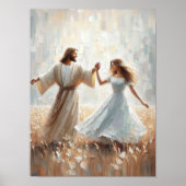 Samen dansen, Christelijke Schilderkunst, Jezus en Poster (Voorkant)