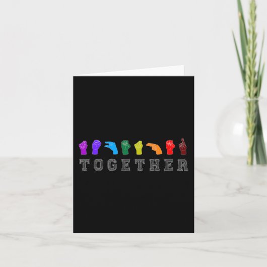 Samen de Handboeken van de Taal van het Teken van Kaart (Voorkant)