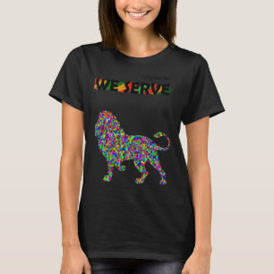Samen dienen we Lion T-shirt