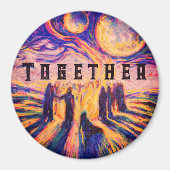 Samen door het vuur Mystical Magneet (Voorkant)