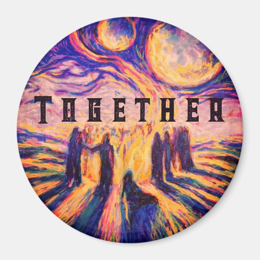 Samen door het vuur Mystical Magneet (Voorkant)