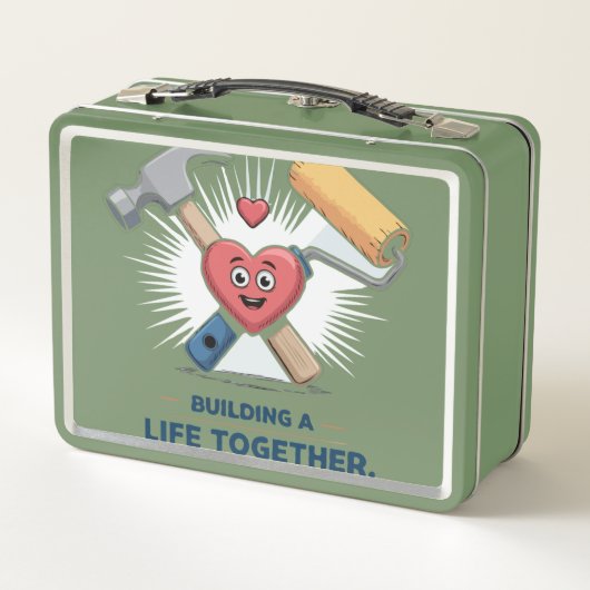 Samen een leven opbouwen | Schattige DIY paar thui (Achterkant)