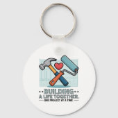 Samen een leven opbouwen | Schattige doe-het-zelf- Sleutelhanger (Voorkant)