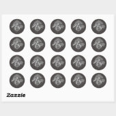 samen een veelbelovende groepering ronde sticker (Vel)