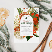 Samen en samen | Moderne kerstfeestdag Kaart