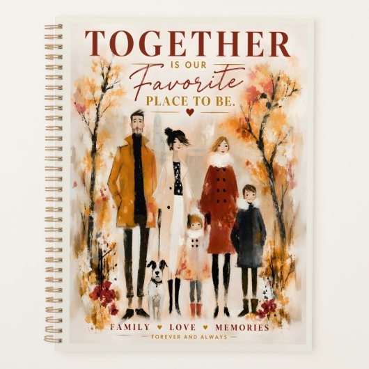 Samen Familie Liefde Herinneringen Planner (Voorkant)