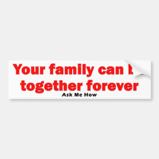 Samen Forever Bumpersticker
