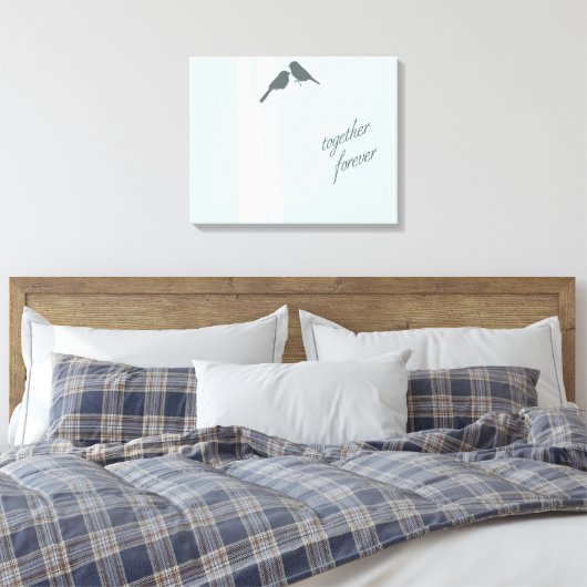 Samen Forever Canvas Afdruk (Insitu (Slaapkamer))