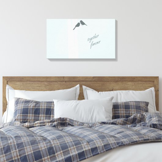 Samen Forever Canvas Afdruk (Insitu (Slaapkamer))