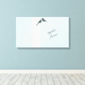 Samen Forever Canvas Afdruk (Insitu (Houten vloer))