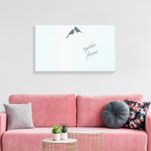 Samen Forever Canvas Afdruk (Insitu (Woonkamer))