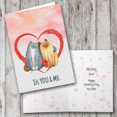 Samen Forever Cats Valentijn Feestdagen Kaart