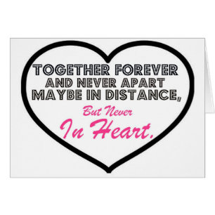 Samen Forever en nooit uit elkaar.......