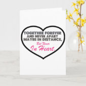 Samen Forever en nooit uit elkaar...... Kaart (Gele Bloem)