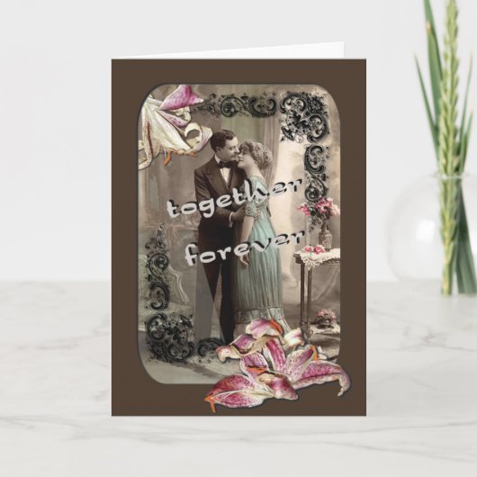 Samen Forever Feestdagen Kaart (Voorkant)