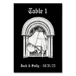 Samen Forever Ghost Bride & bruidegom Tafelnummers