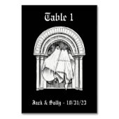 Samen Forever Ghost Bride & bruidegom Tafelnummers (Voorkant)