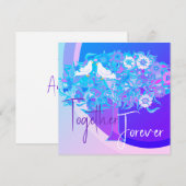 Samen Forever Happy Jubileum Kaart (Voorkant / Achterkant)