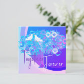 Samen Forever Happy Jubileum Kaart (Staand voorkant)