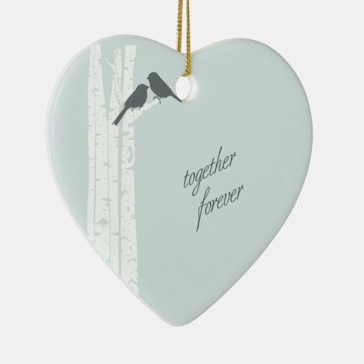 Samen Forever Keramisch Ornament (Rechts)