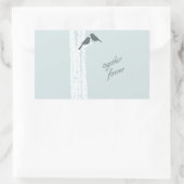 Samen Forever Rechthoekige Sticker (Tas)